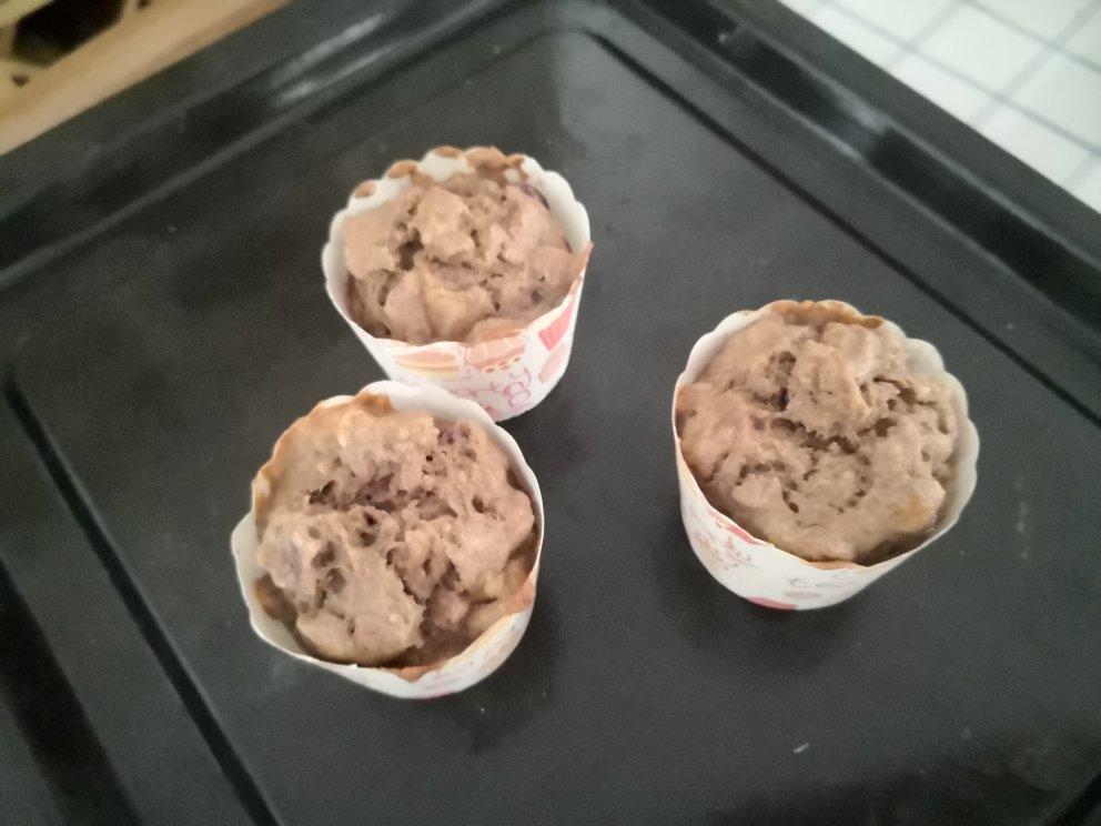 全麦面粉无油无糖香蕉核桃麦芬