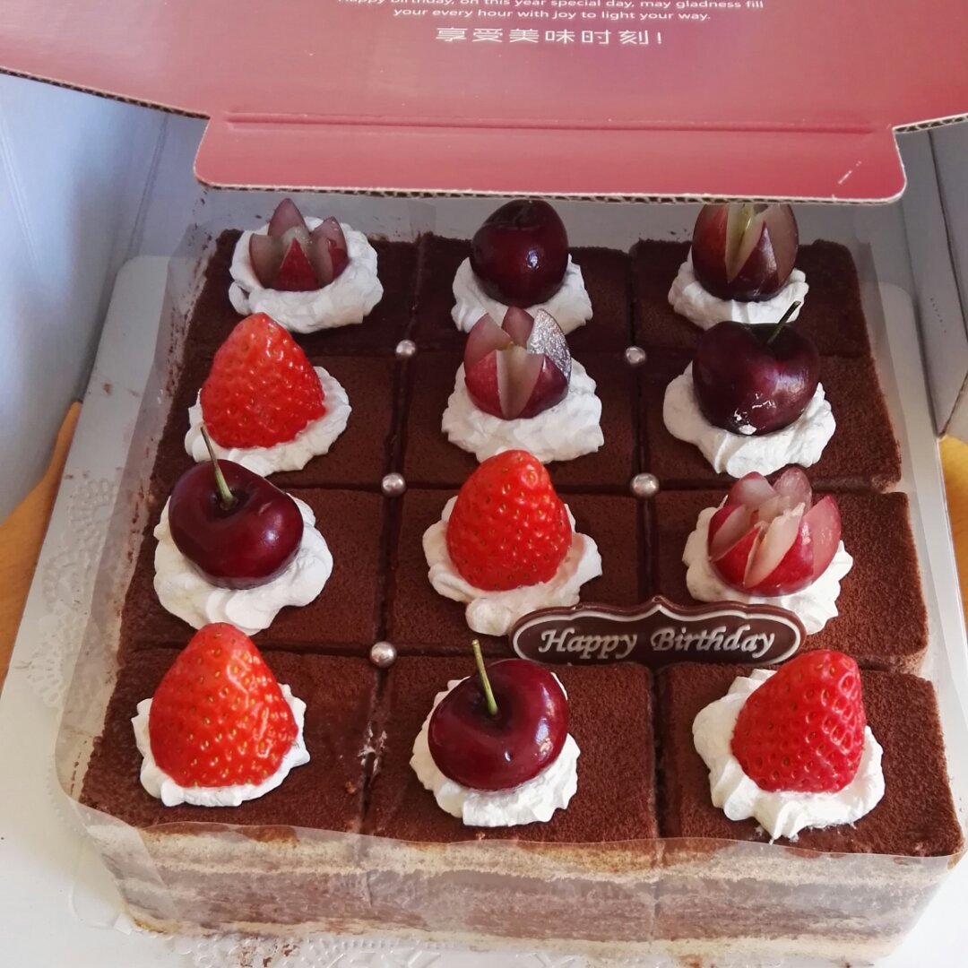 巧克力方形慕斯蛋糕