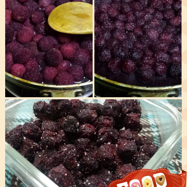 原汁原味的杨梅干