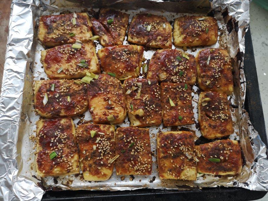 香辣孜然烤豆腐（烤箱版）