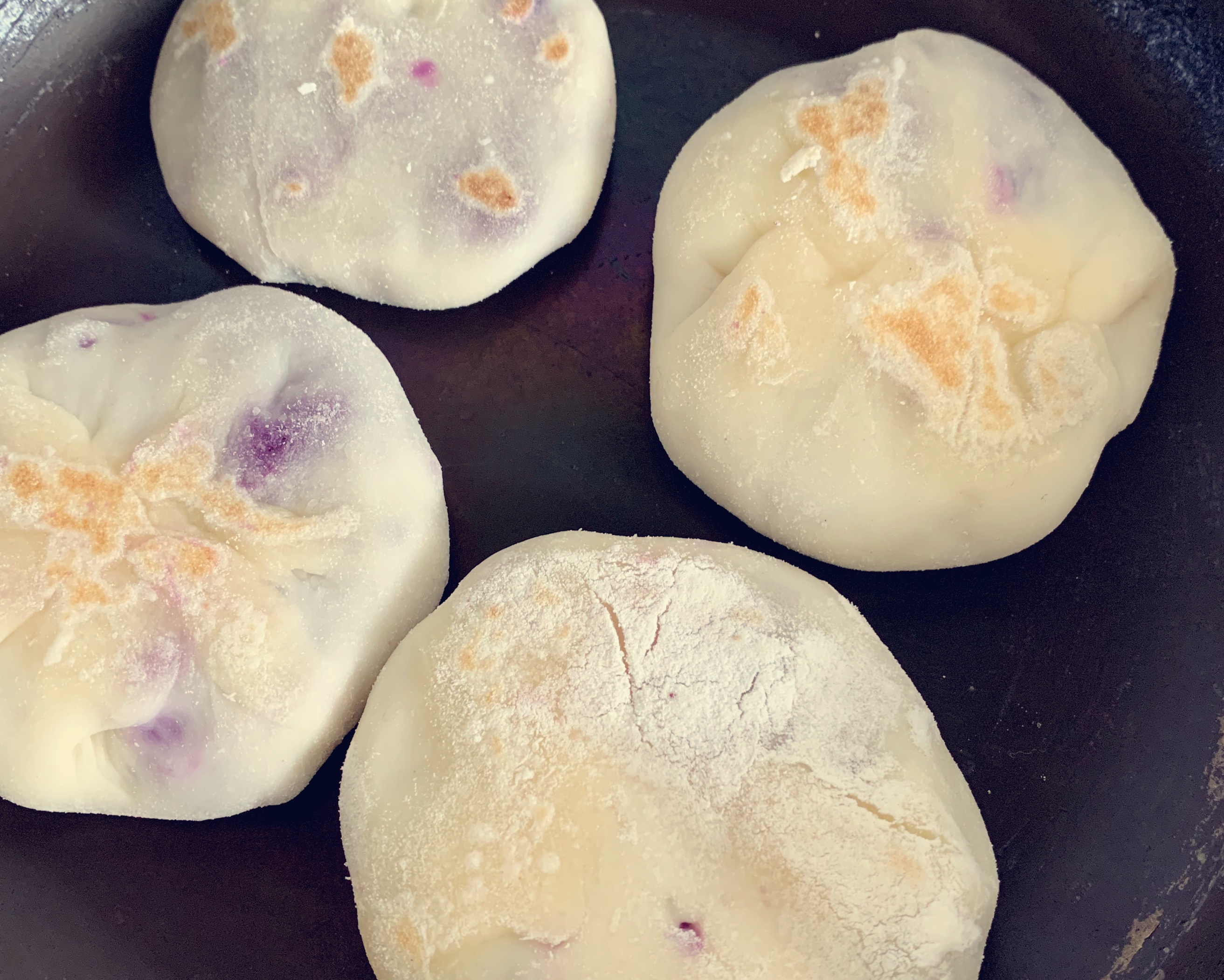 减肥餐紫薯山药饼