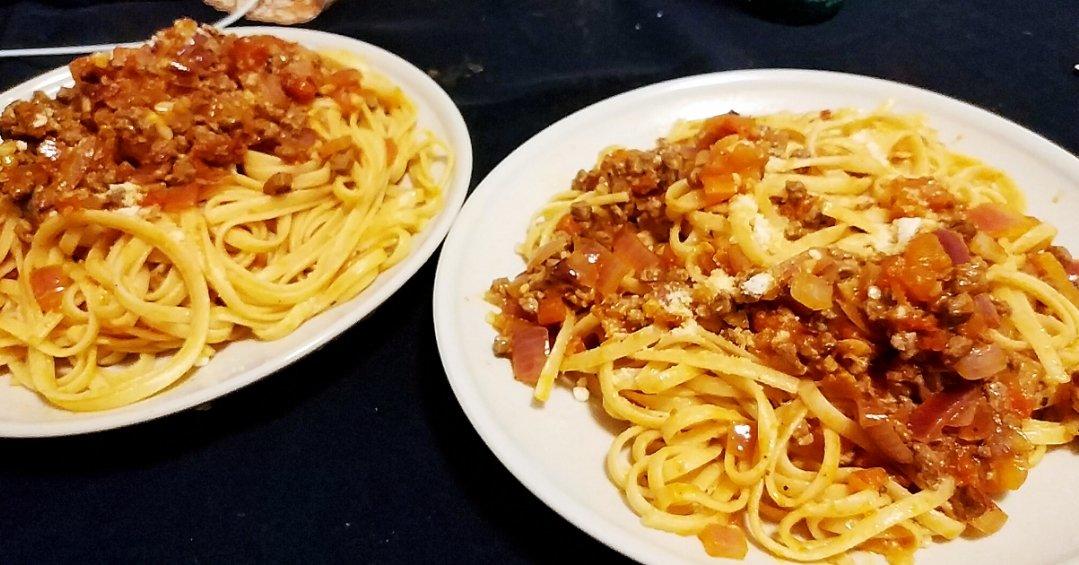 【番茄肉酱意面】