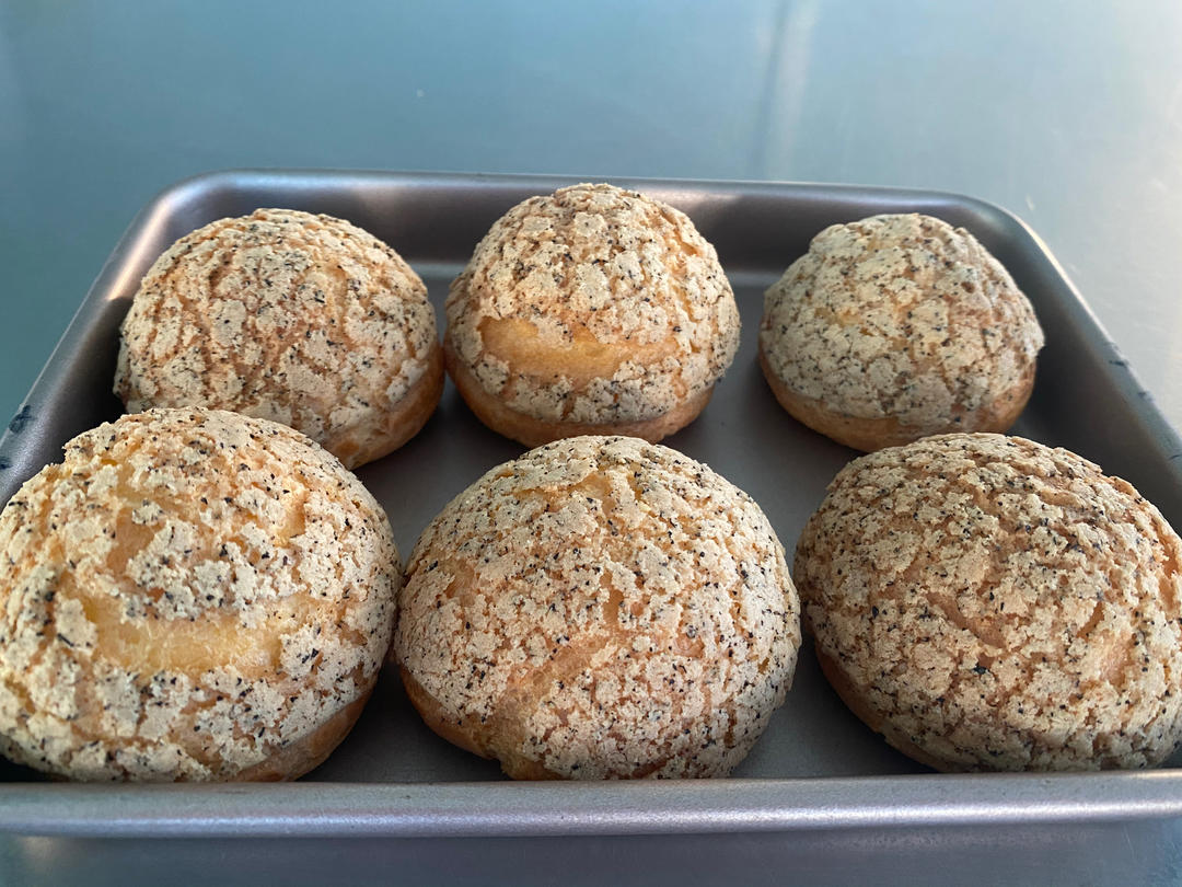 伯爵红茶酥皮泡芙