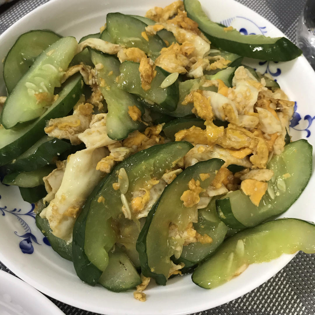 黄瓜炒蛋
