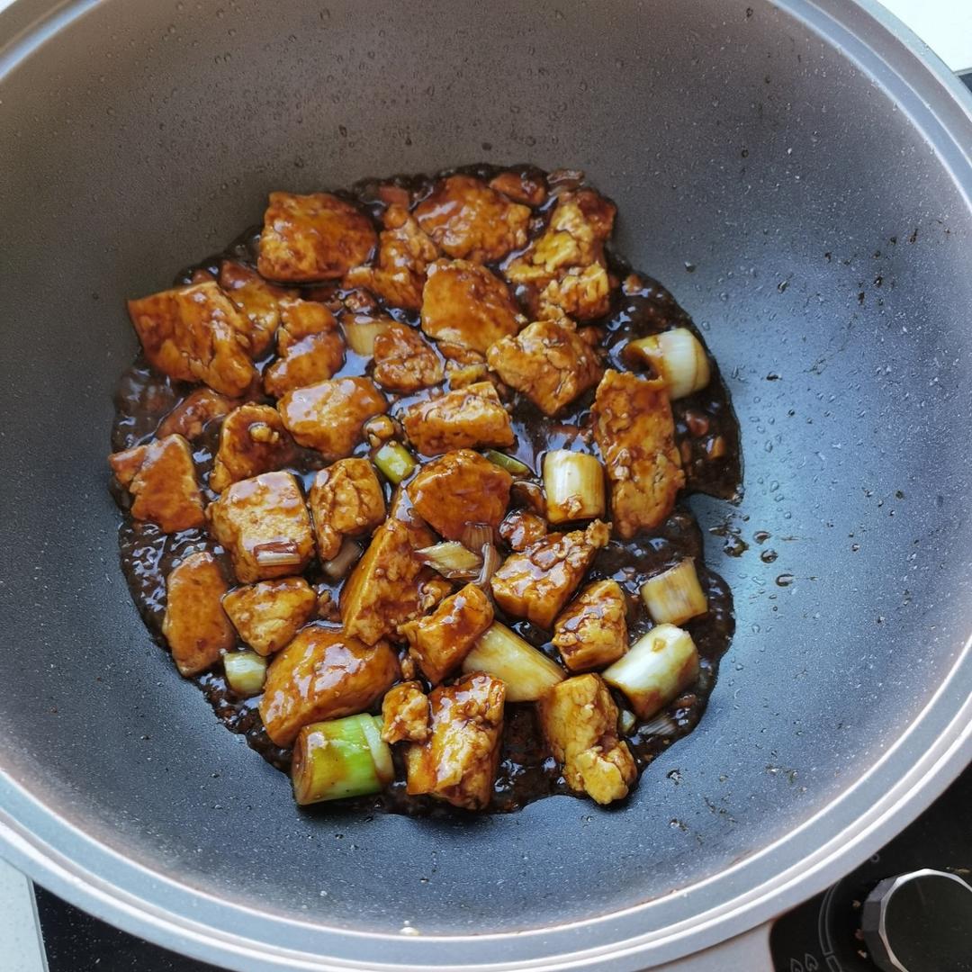 葱烧豆腐