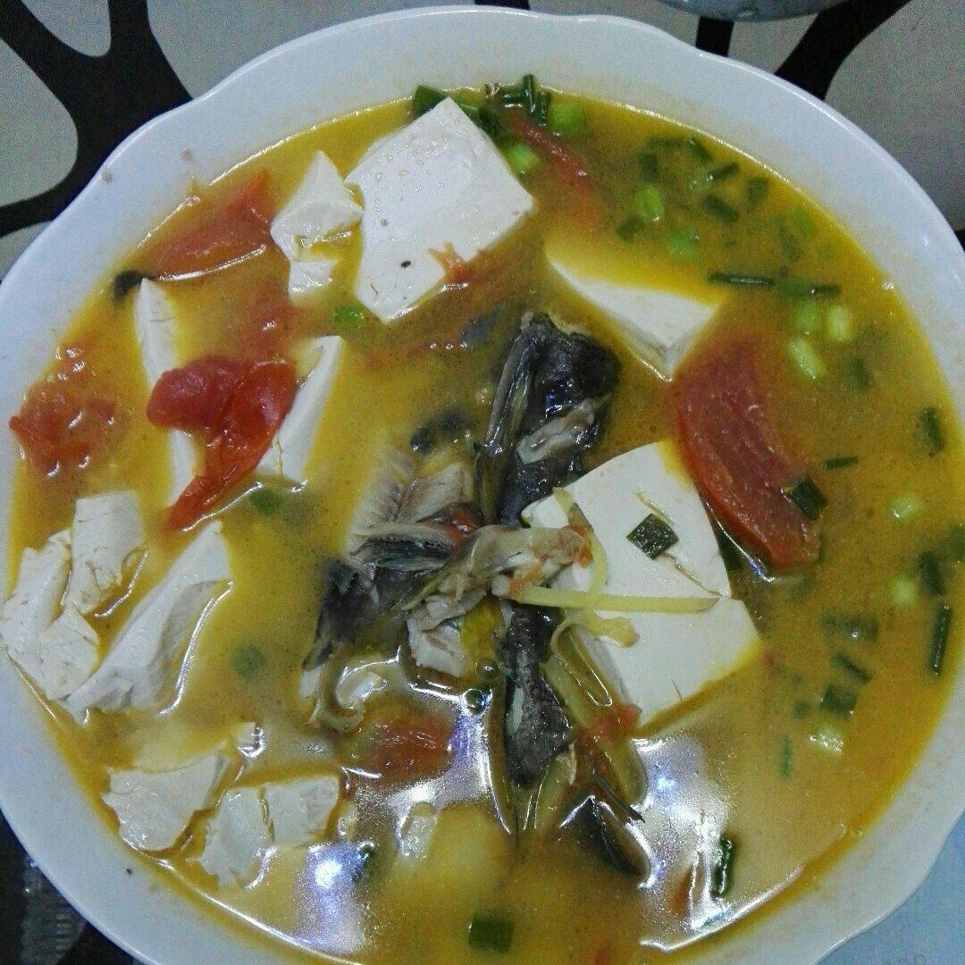 番茄豆腐黄骨鱼汤