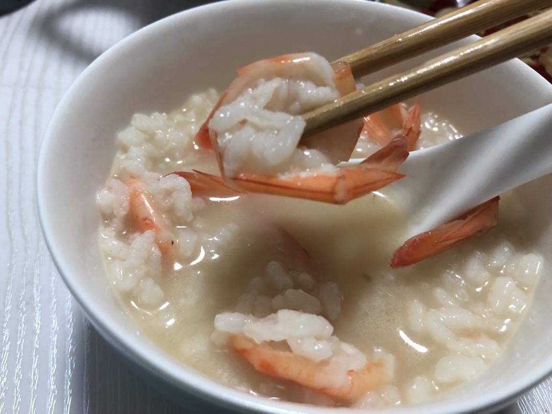 鲜虾砂锅粥
