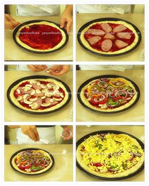 简单什锦披萨 Pizza的做法 步骤2