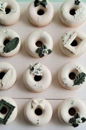 婚礼甜甜圈蛋糕烤箱版的做法 步骤7