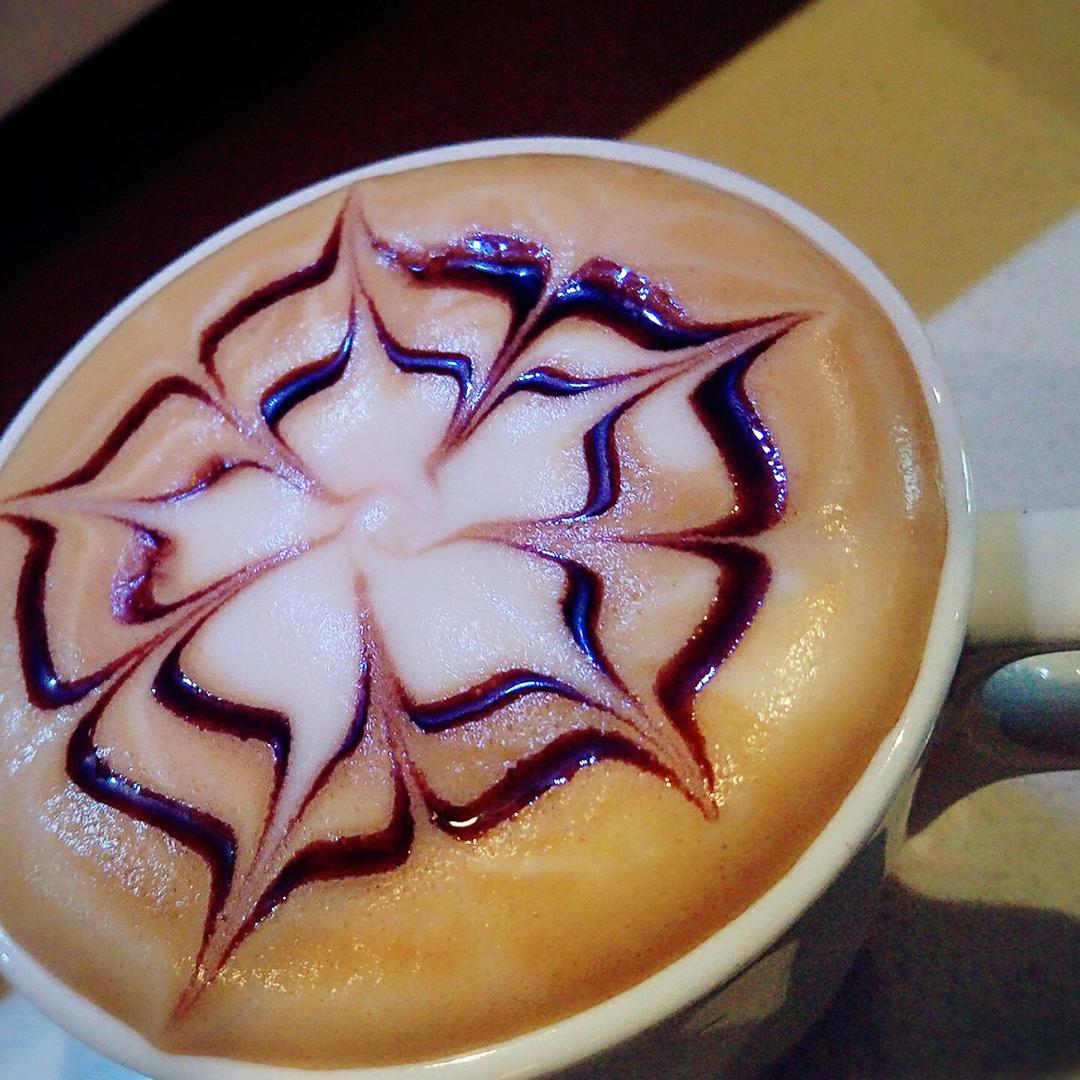 简单易学的咖啡拉花