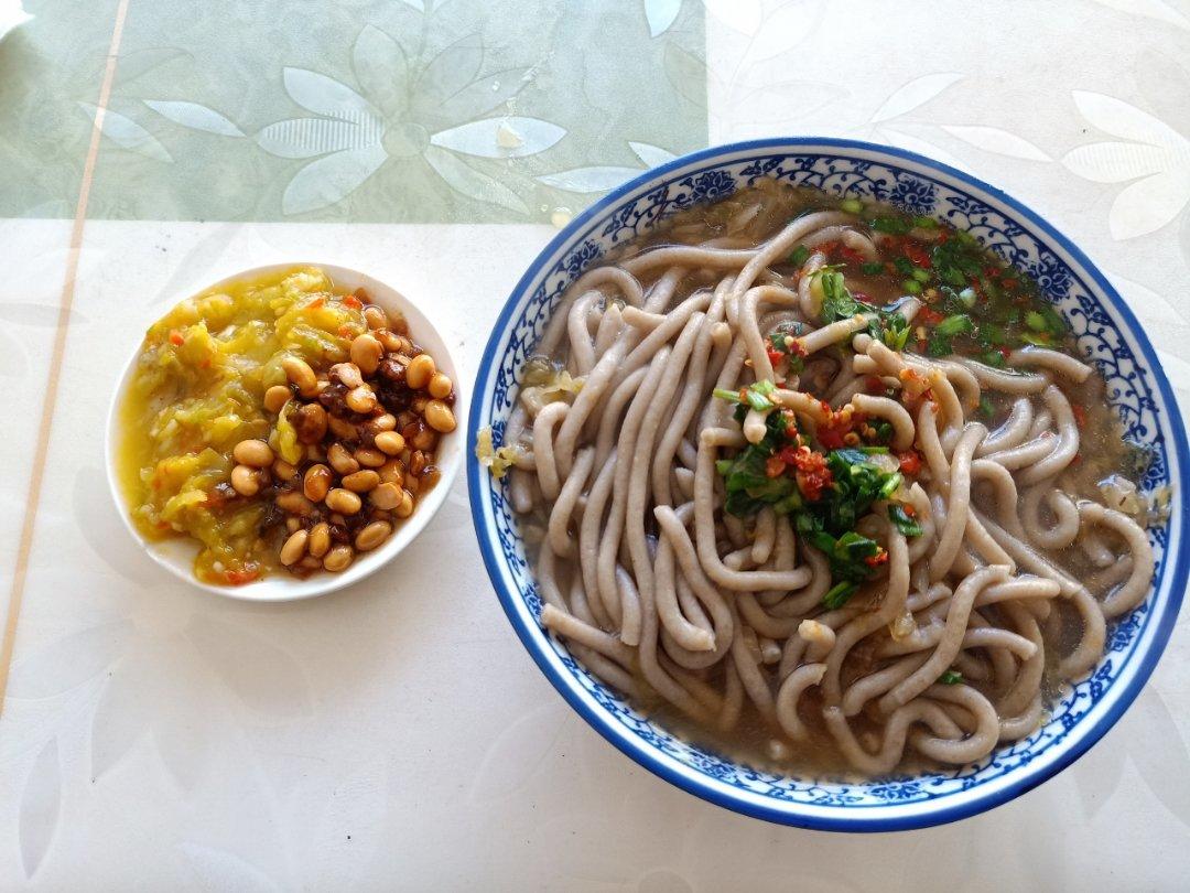 星辰大海520做的荞面饸饹