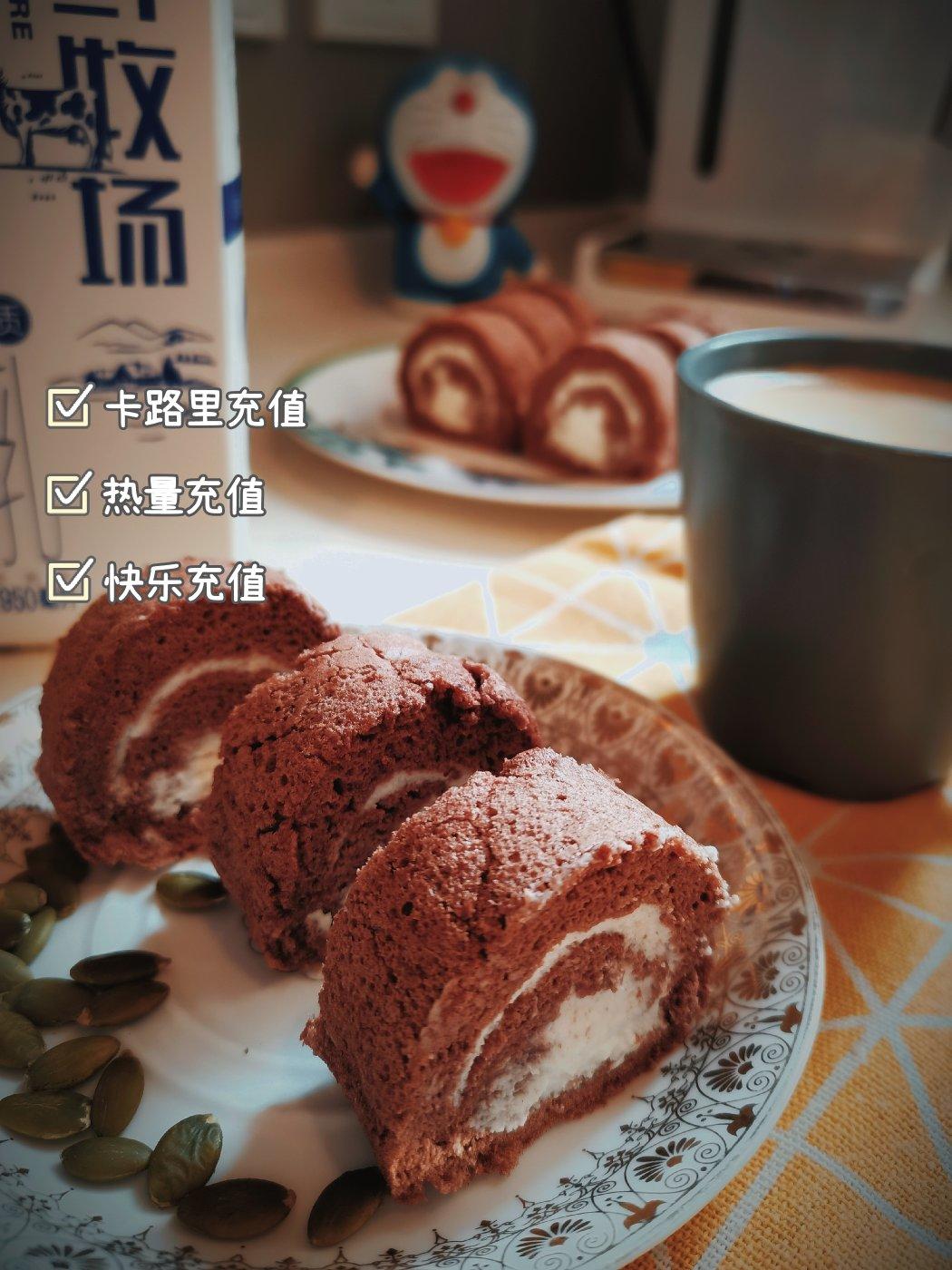 胖乎乎奶油芒果卷/不开裂不掉皮全过程详细图解烘焙视频/蛋糕篇6：「厚卷」