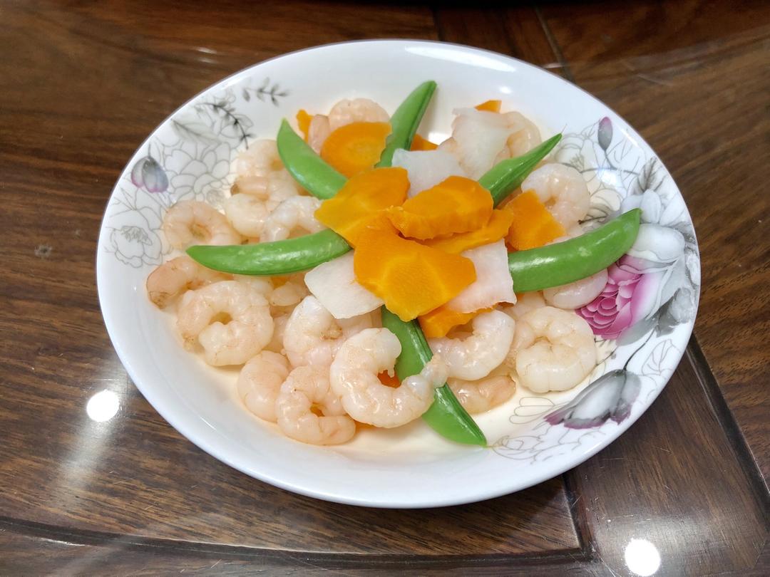 鲜嫩弹牙的白灼虾仁98的做法