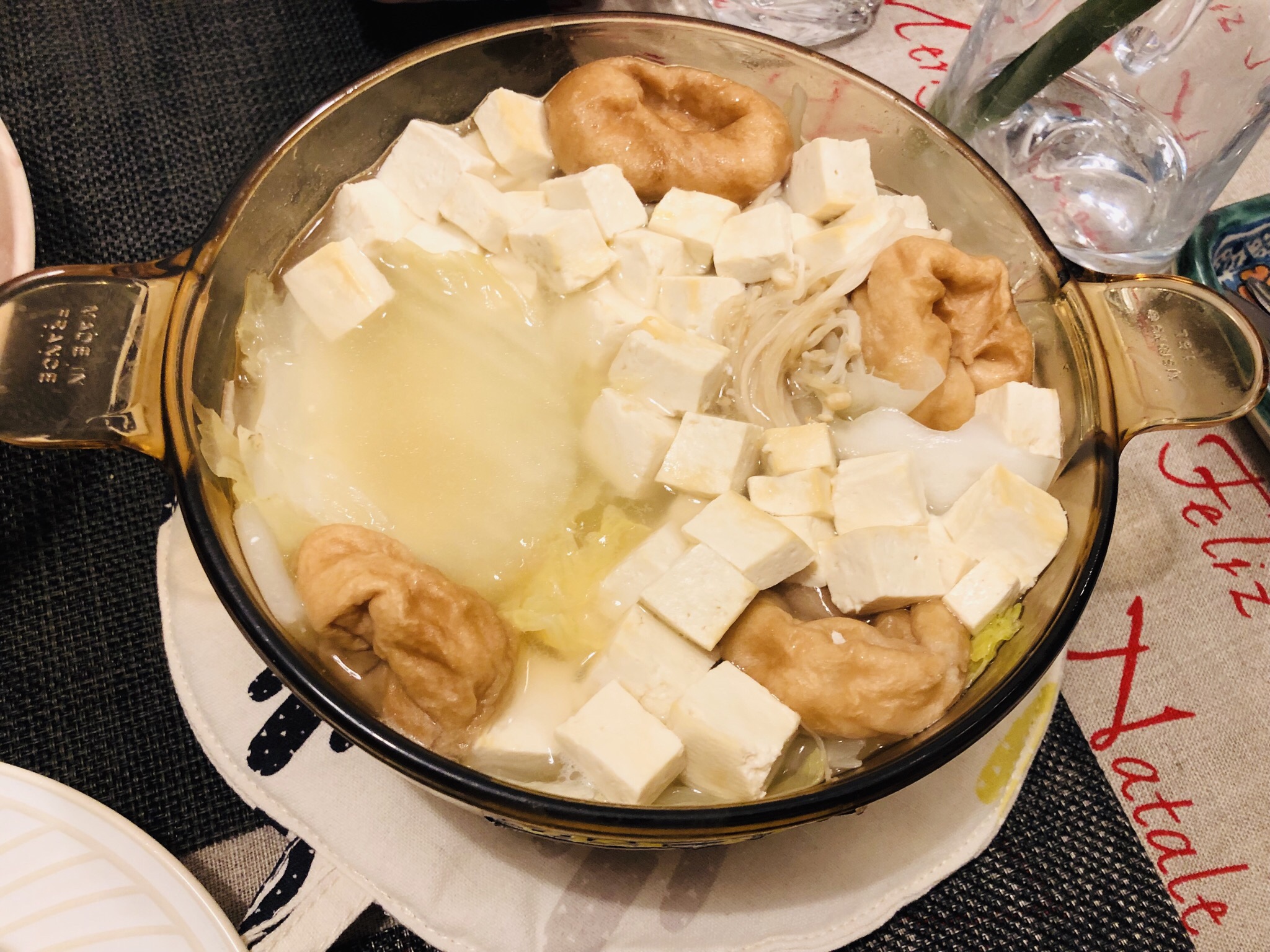 面筋白菜豆腐汤的做法