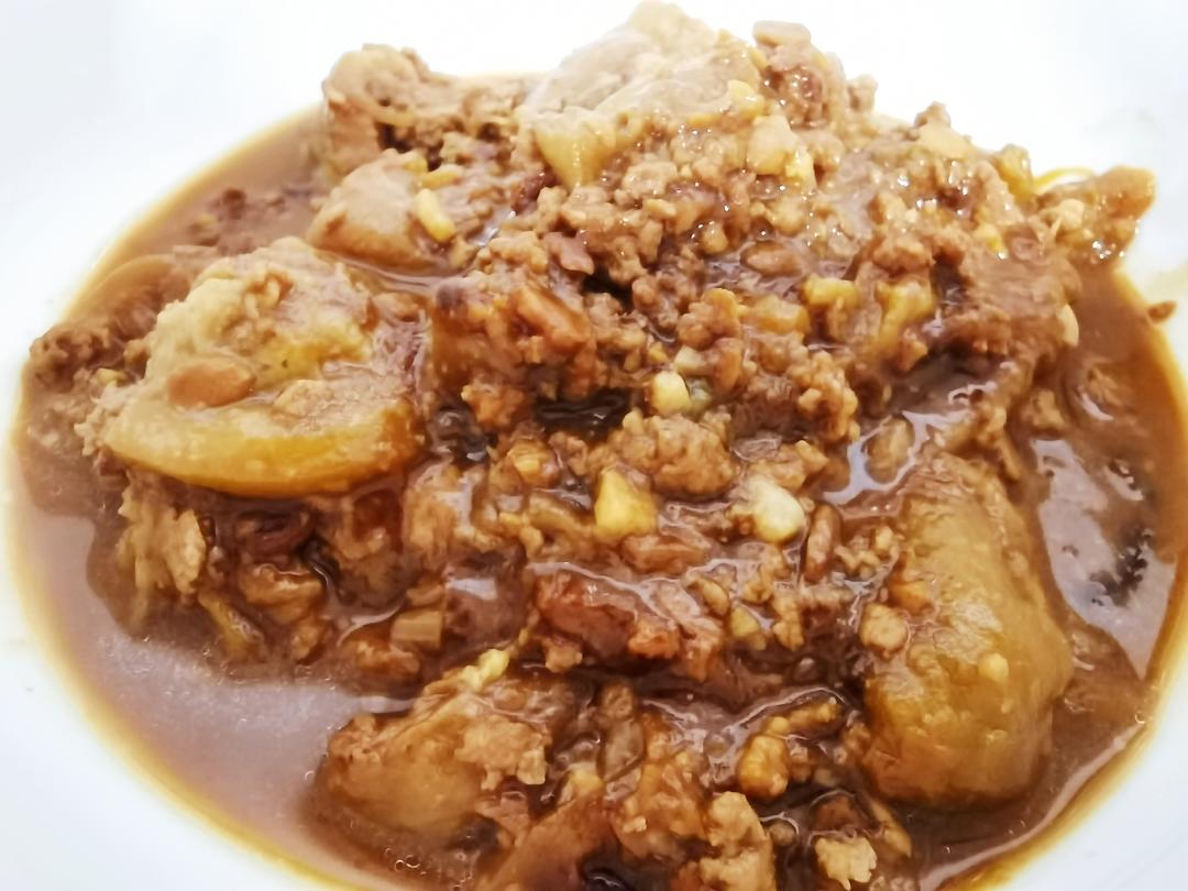 肉沫茄子（东北做法）