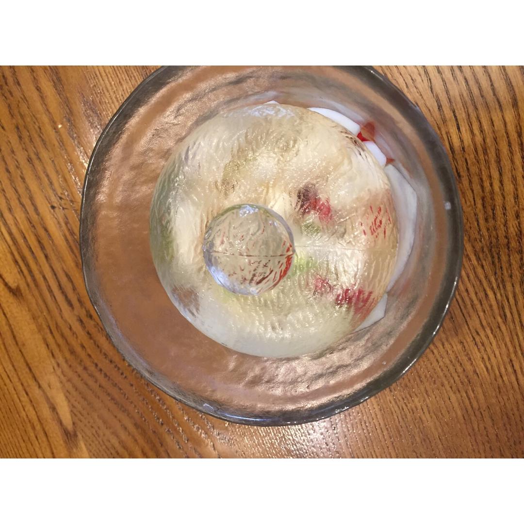 酸甜脆爽腌萝卜