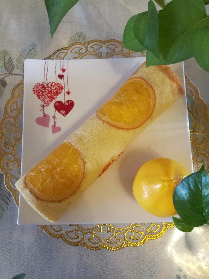 橙香蛋糕卷