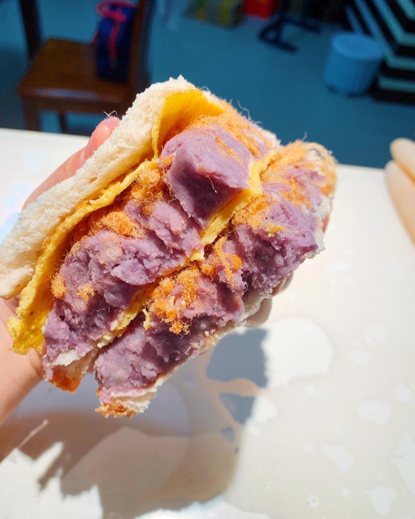 芋泥乳酪三明治🥪