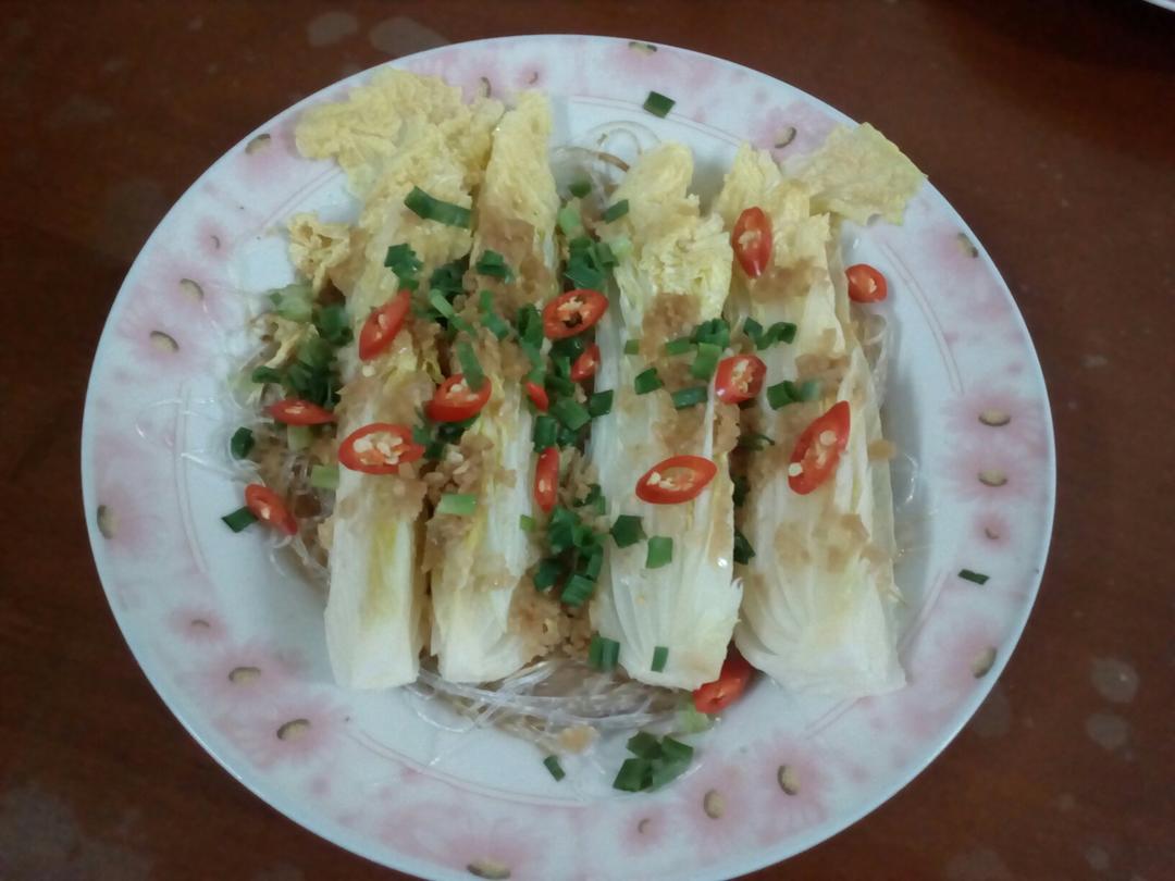 蒜蓉粉丝蒸娃娃菜