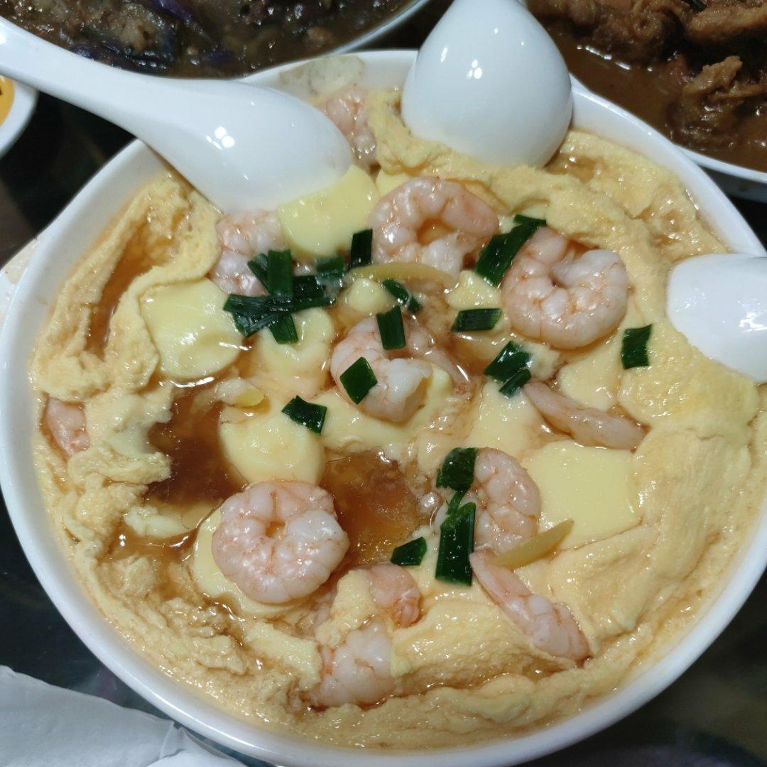 鲜香嫩滑日本豆腐虾仁蒸蛋🍤低脂0⃣️失败