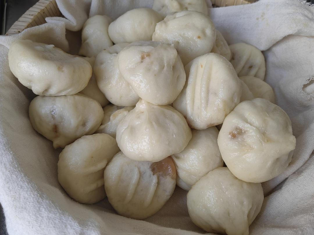 豆角小笼包
