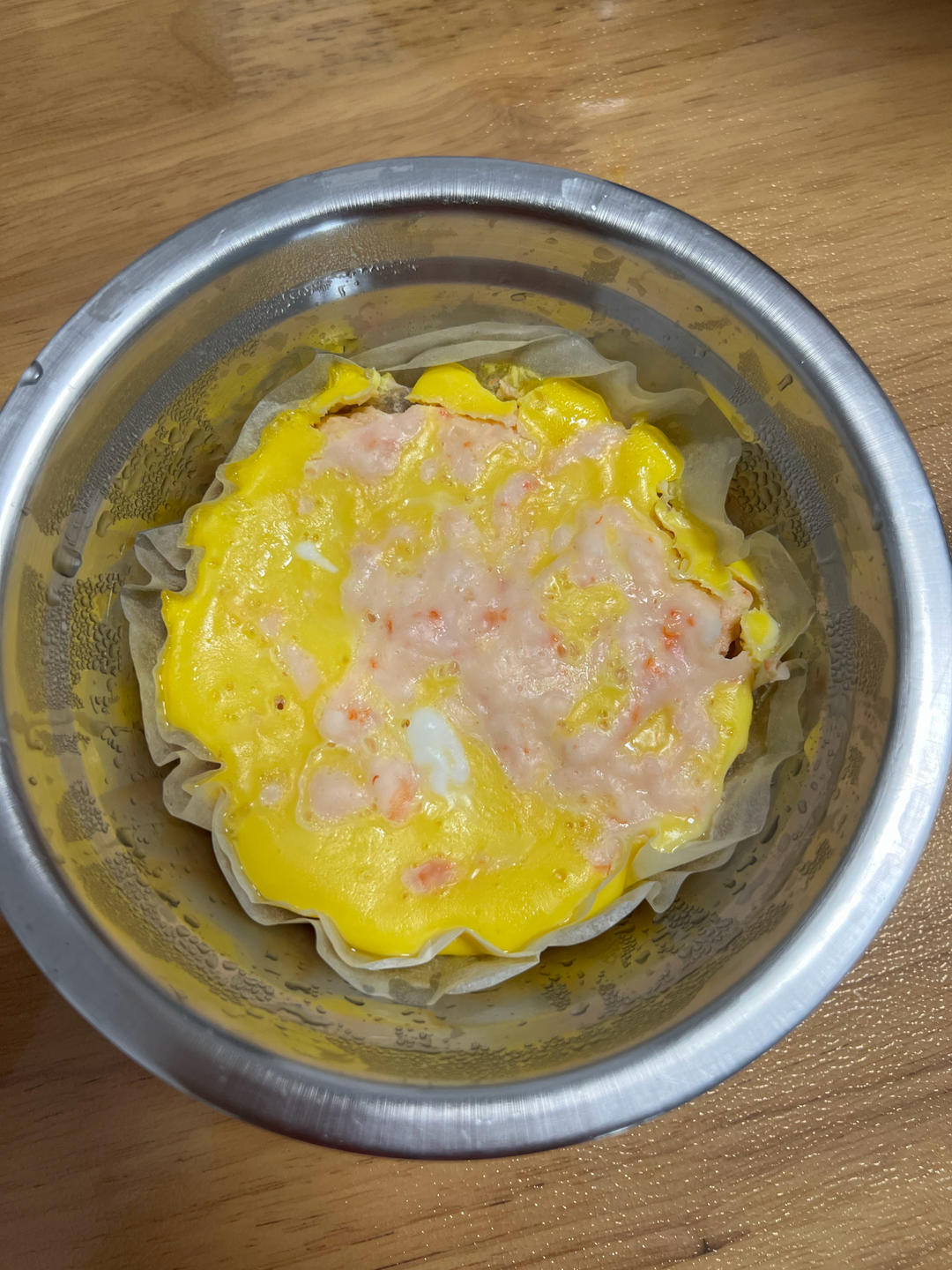 宝宝10个月辅食：妈妈都觉得好吃的虾仁蒸糕