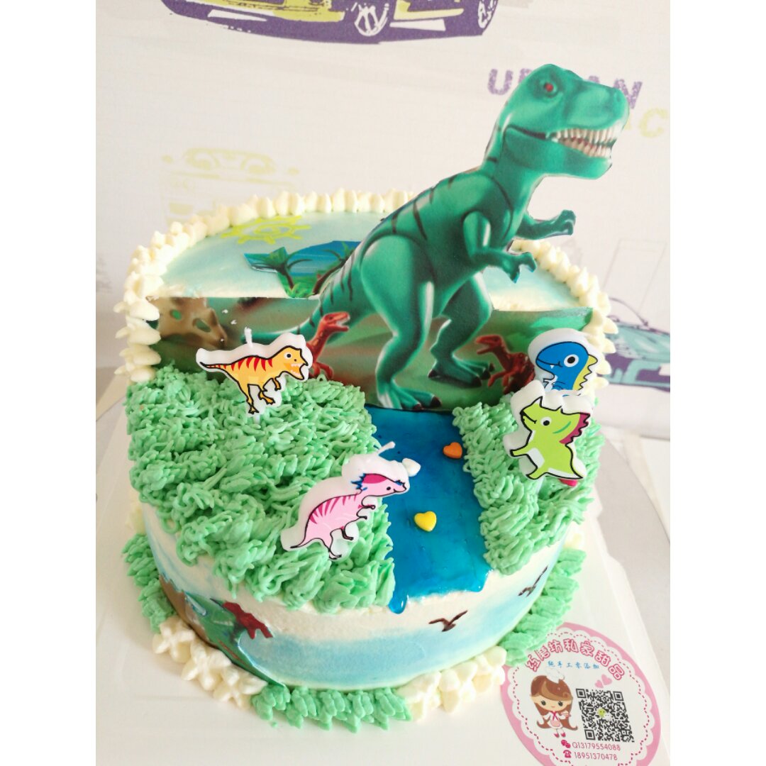 托马斯场景奶油蛋糕