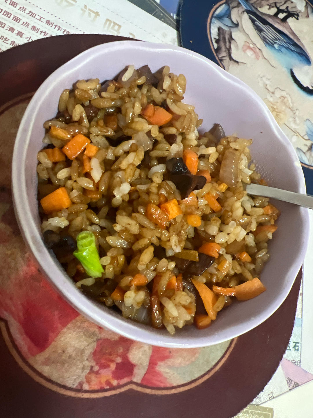 【牛肝菌酱油炒饭】香气飘满整个屋子~~