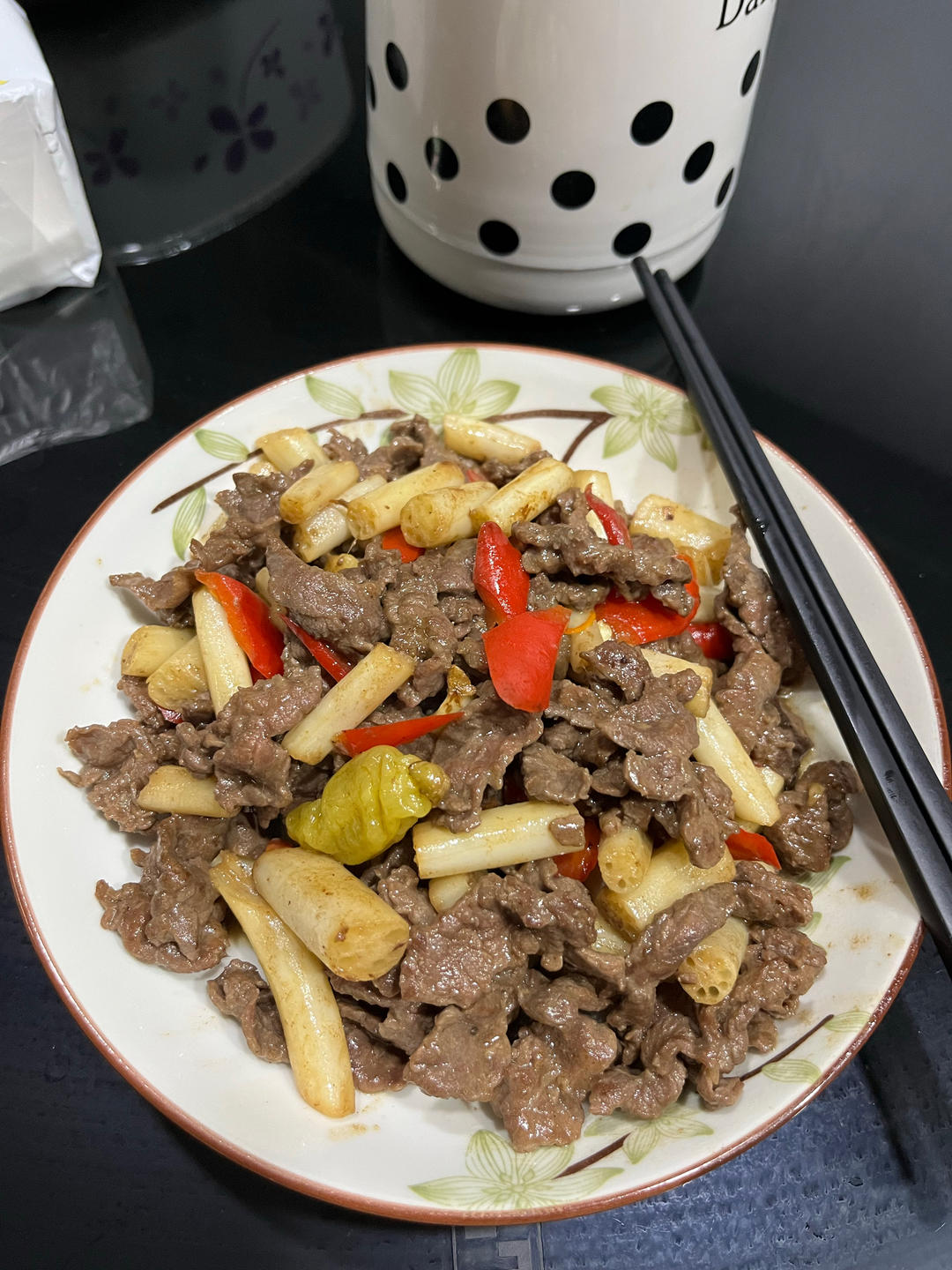 藕尖炒牛肉