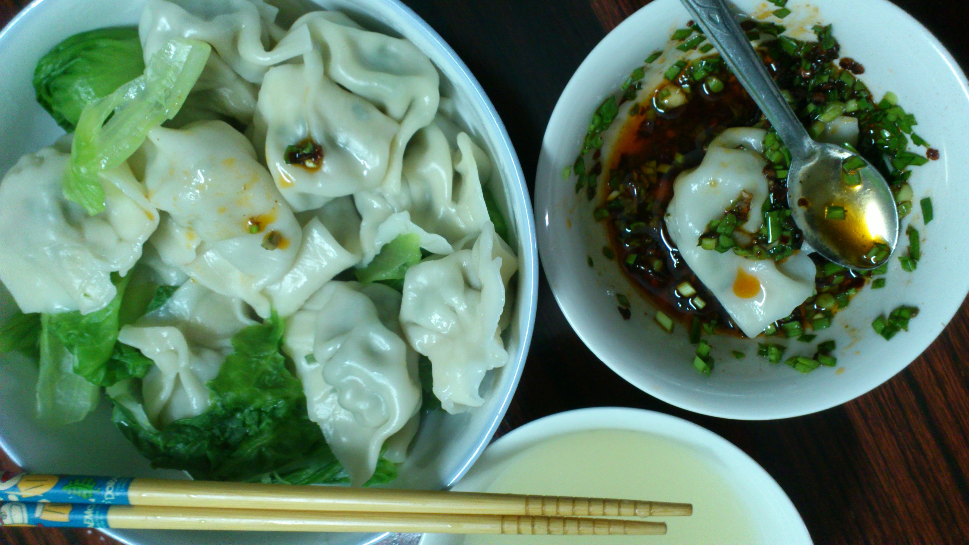 韭菜鲜肉馅饺子