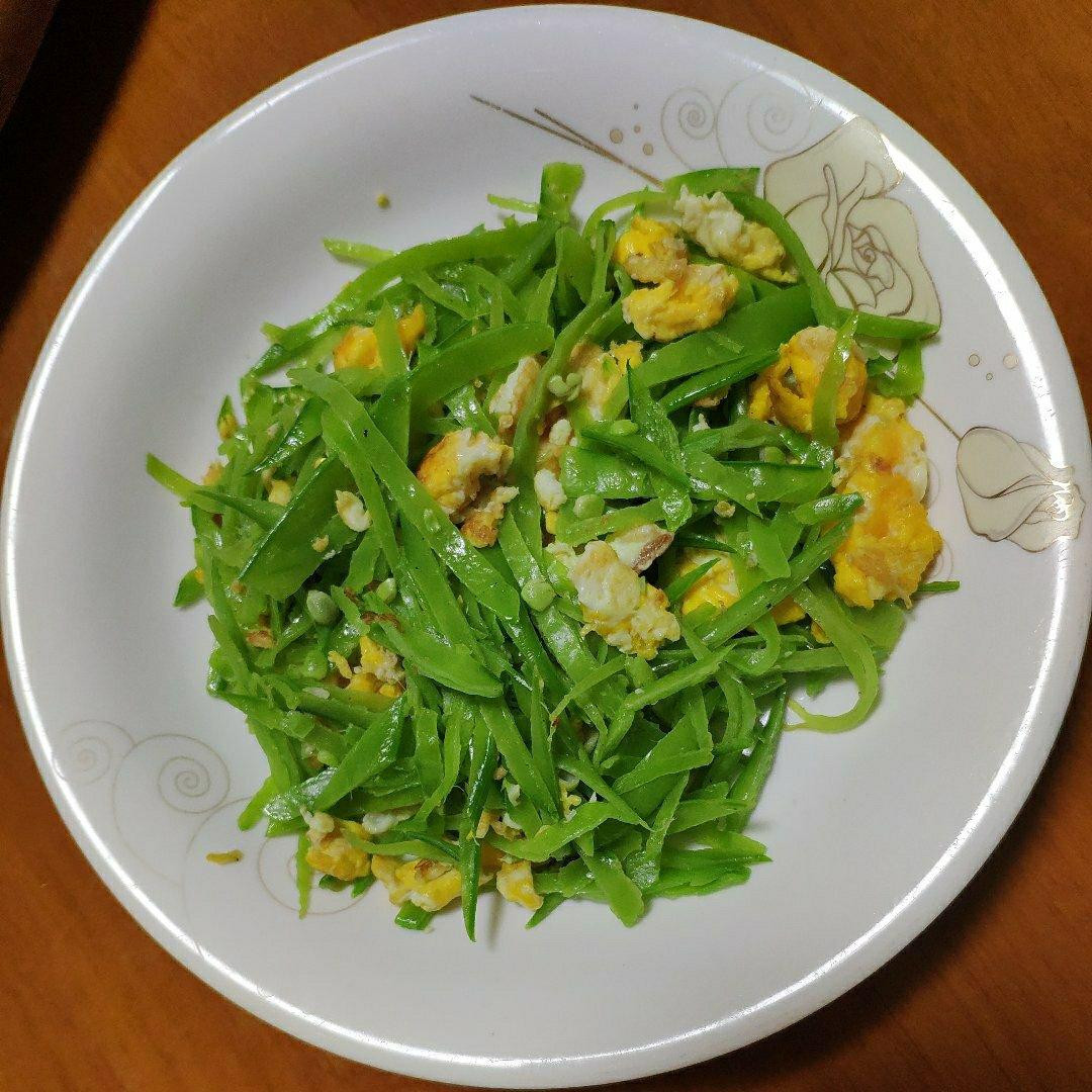 荷兰豆炒蛋