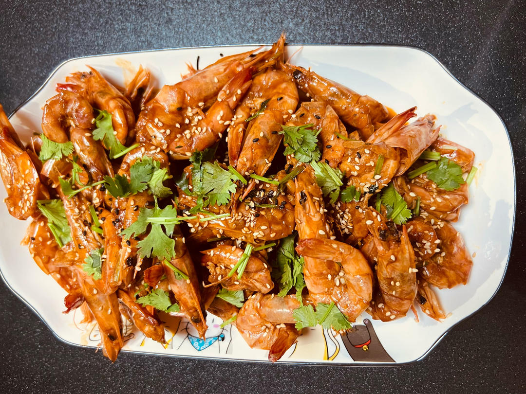 家庭版油焖大虾