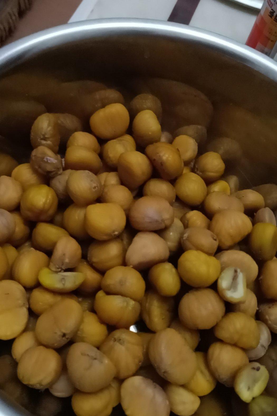 简单快速剥生栗子