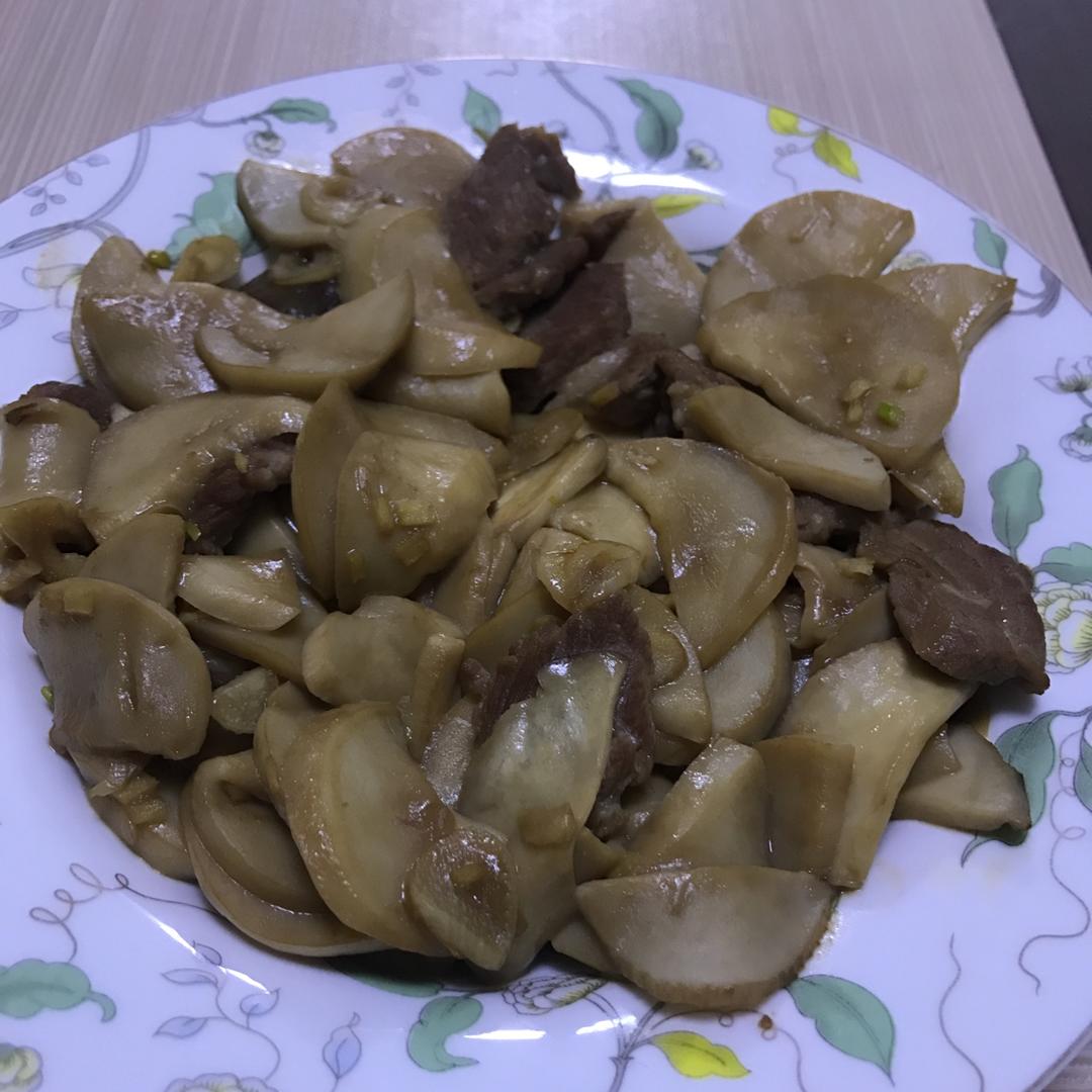 肉炒杏鲍菇