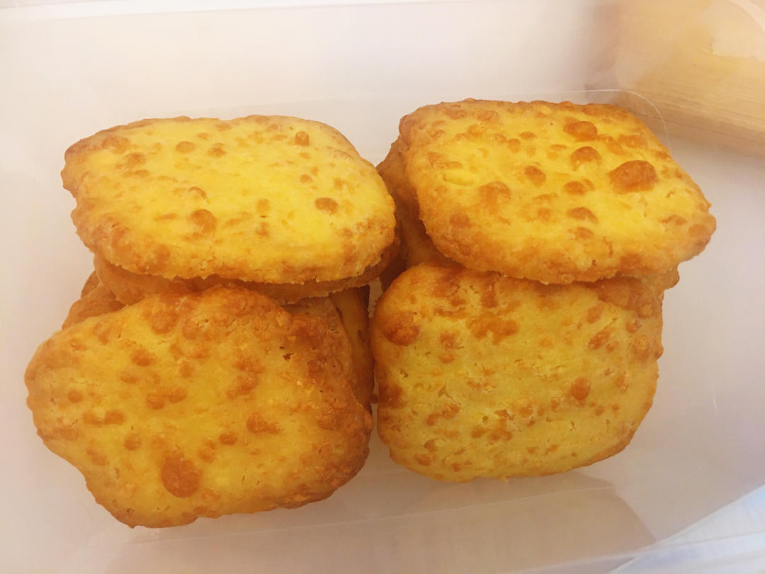 免打发❗️零失败❗️黄金芝士咸味饼干❗️