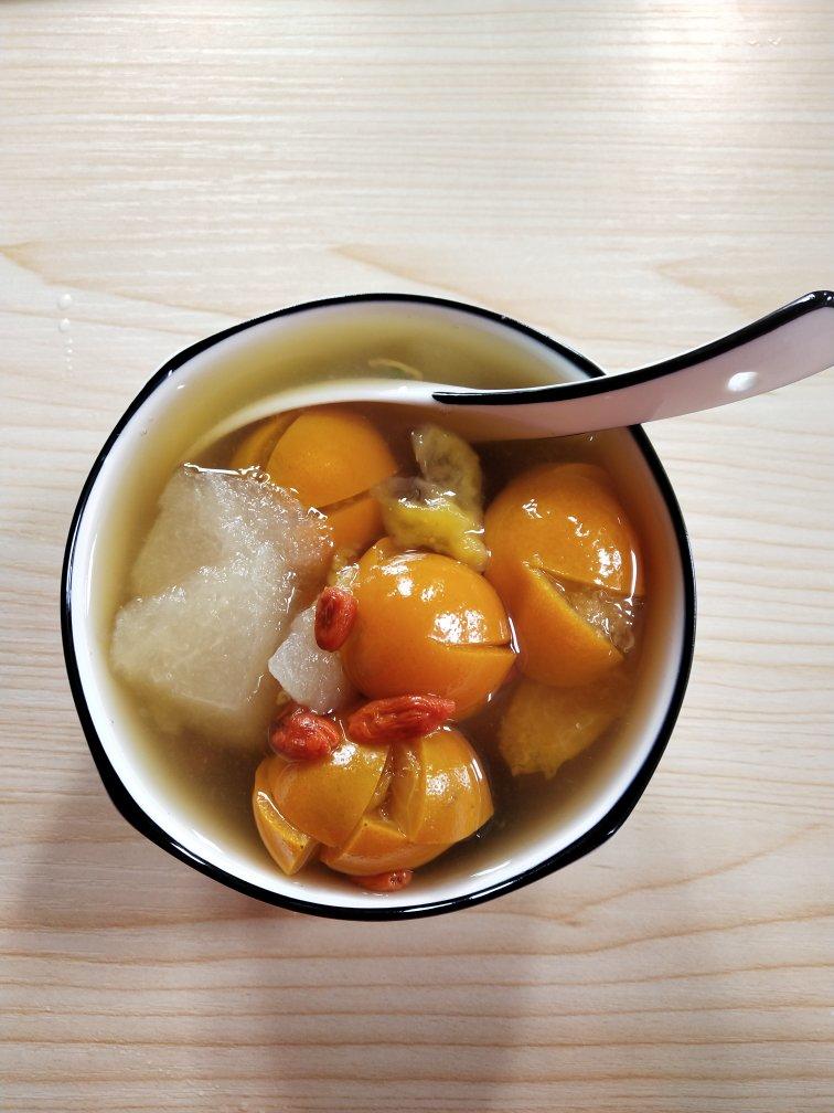 金桔雪梨汤