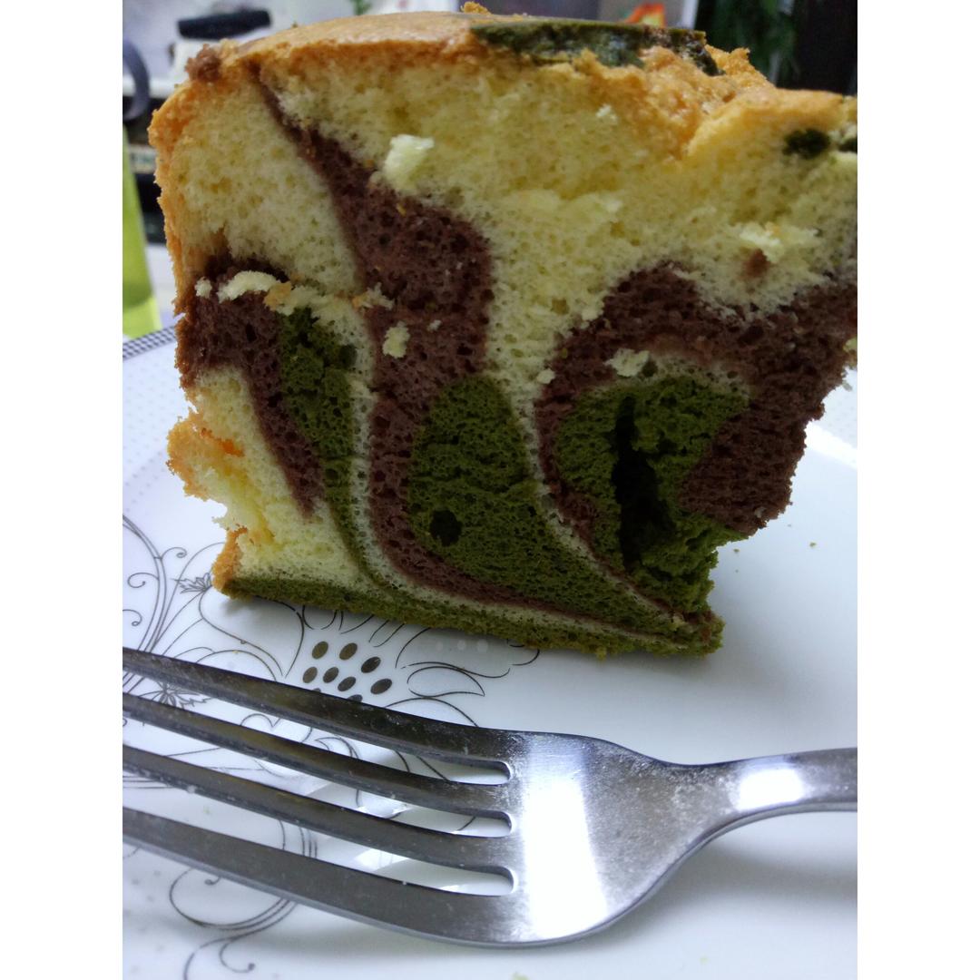 “老公”炫彩戚风蛋糕