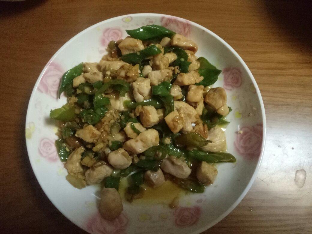 青椒炒鸡肉