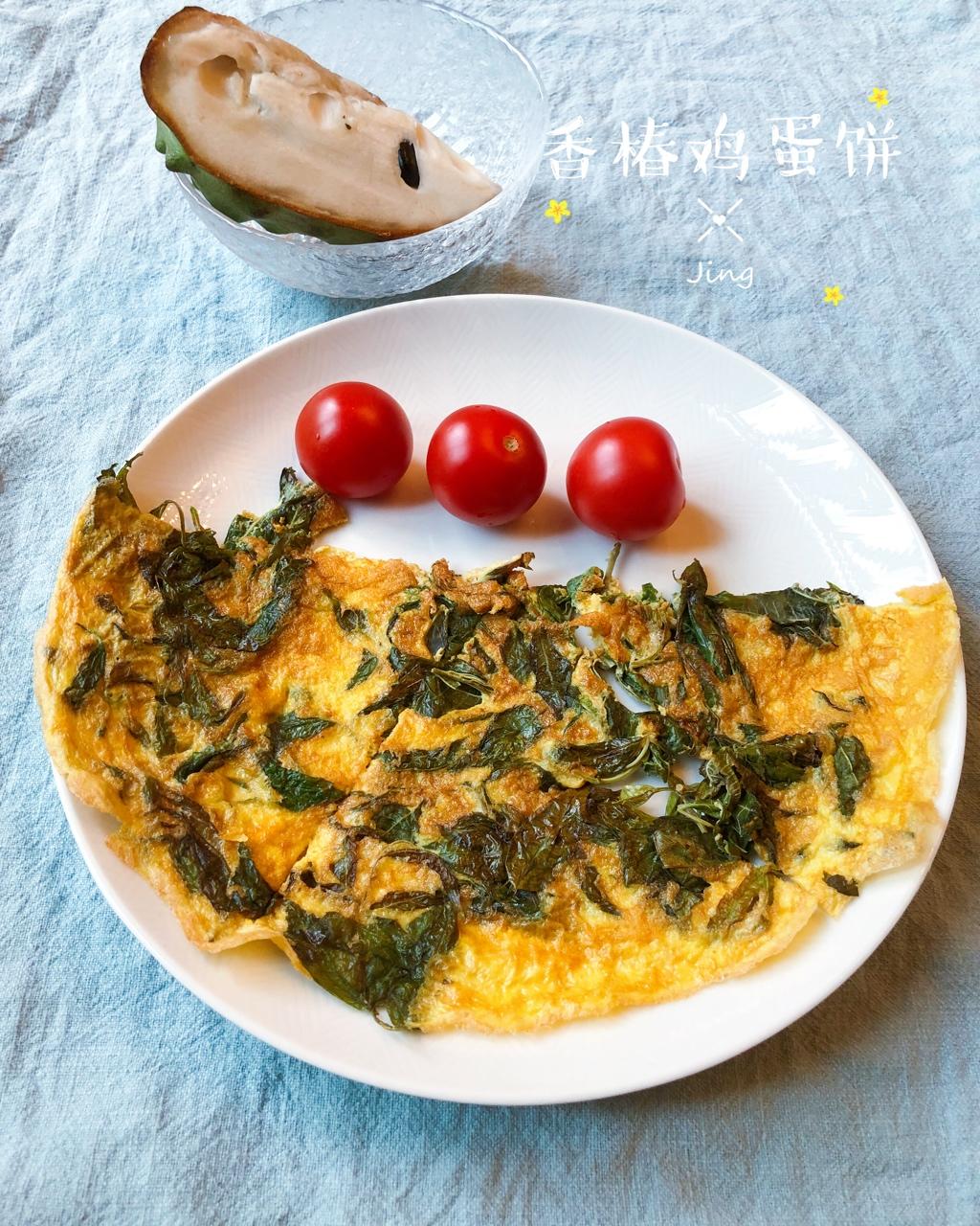 香椿鸡蛋煎饼