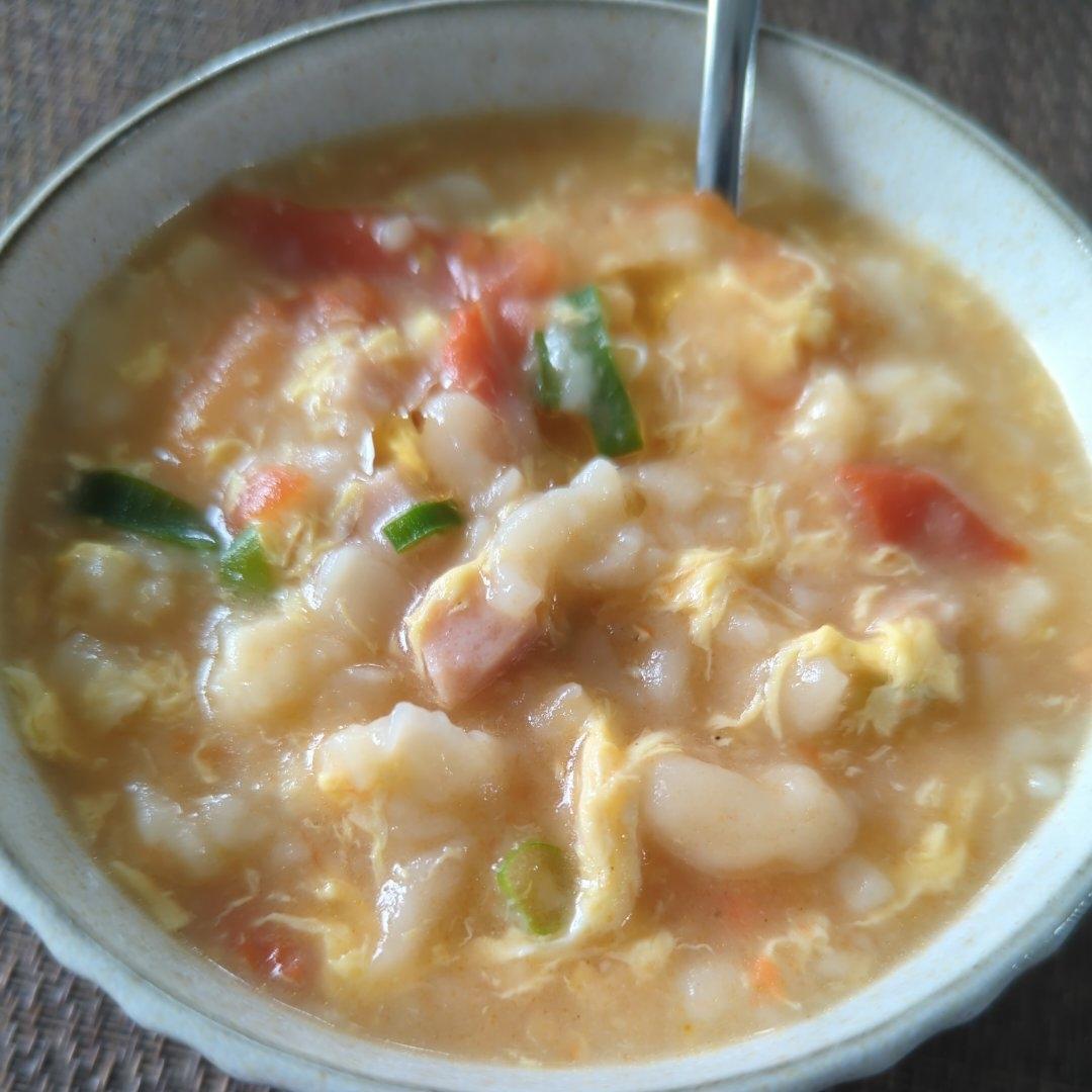 简单早餐-疙瘩汤