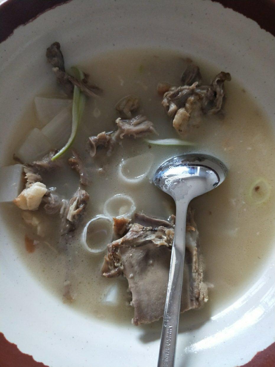 奶白鸭架汤（烤鸭）