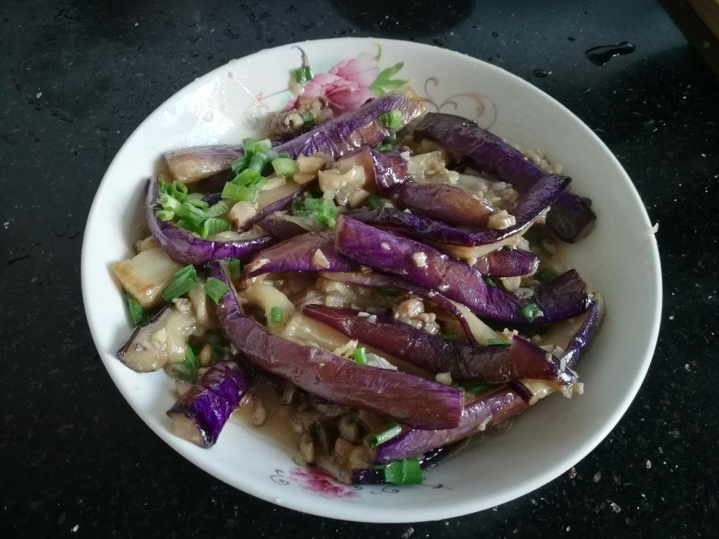 红烧肉沫茄子