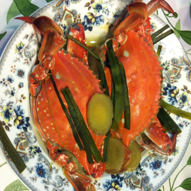 清蒸梭子蟹
