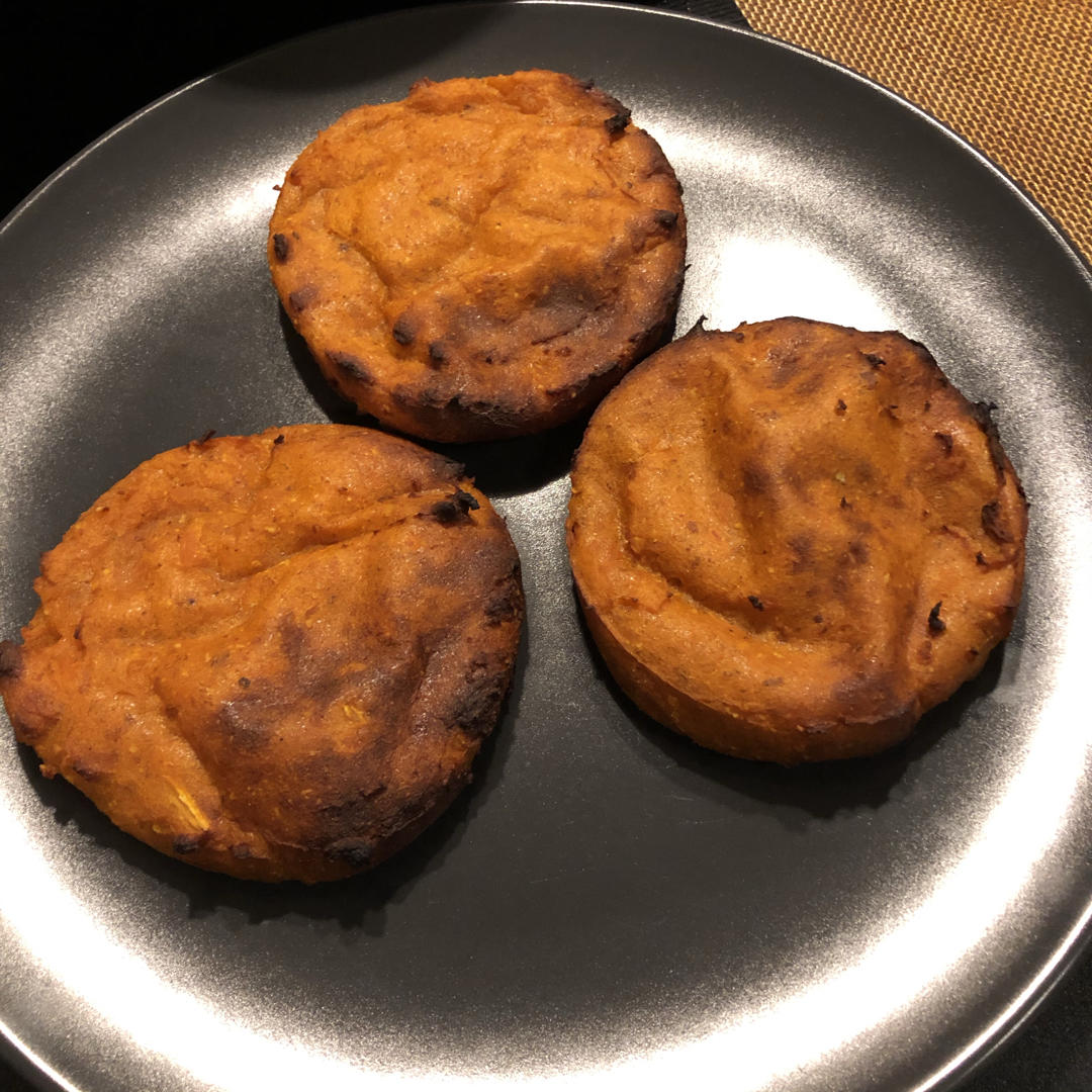 超低卡甜糯南瓜饼（洋车前子壳粉）