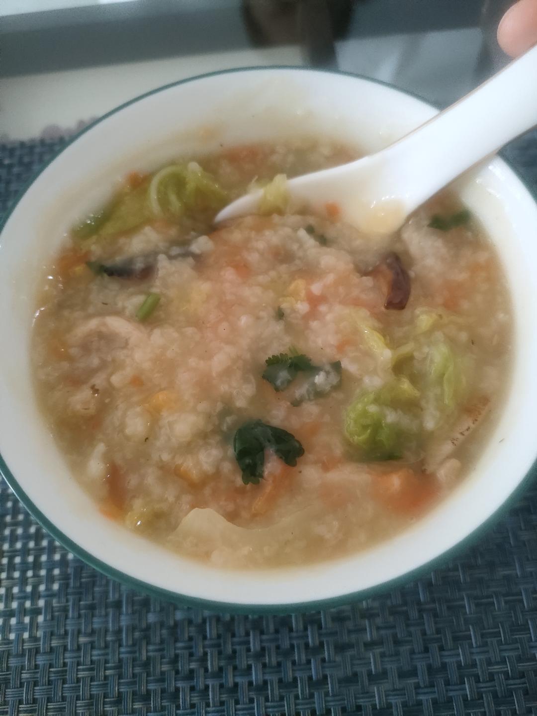 早餐：咸粥