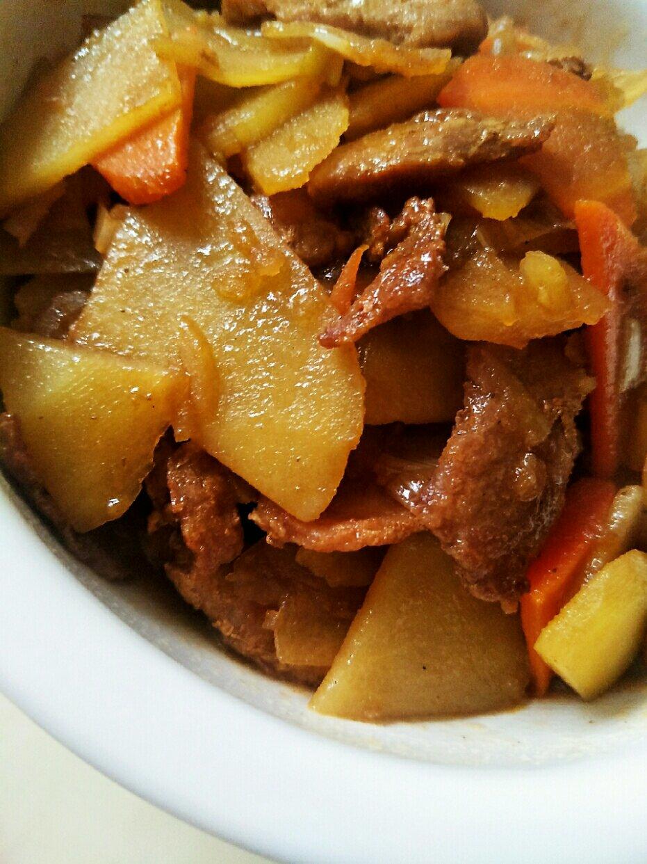 家常炒土豆片