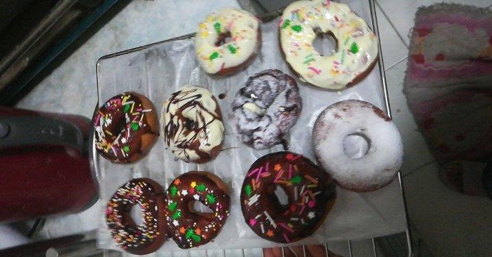 巧克力甜甜圈🍩～油炸版