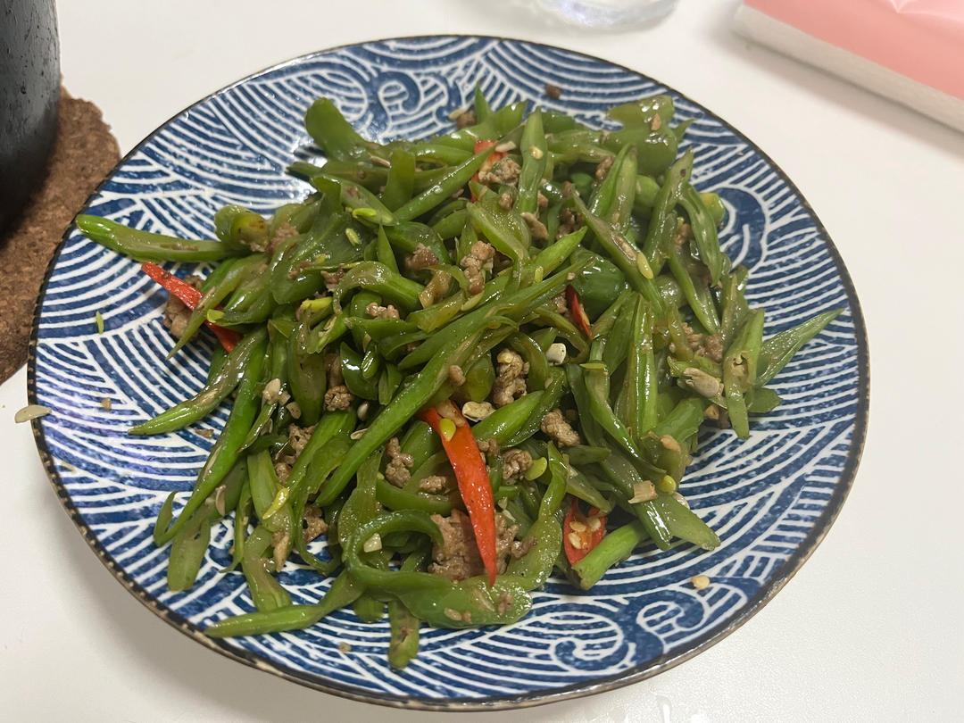 家常小炒四季豆