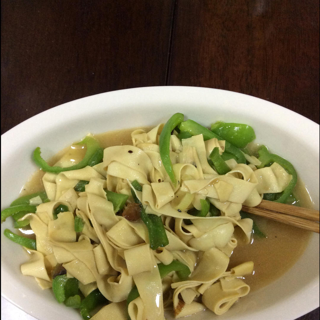 青椒豆皮