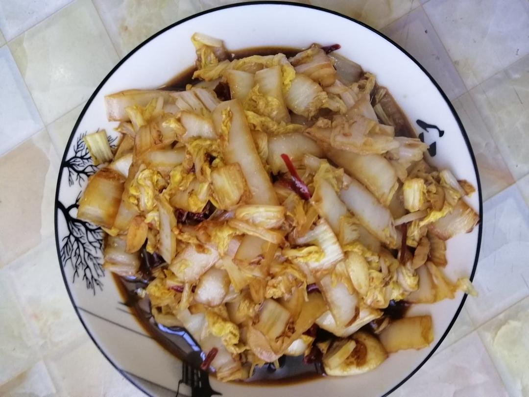 五分钟搞定的醋溜白菜🥬